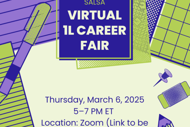 Image thumbnail for SALSA 1L Virtual and In-Person Career Fair